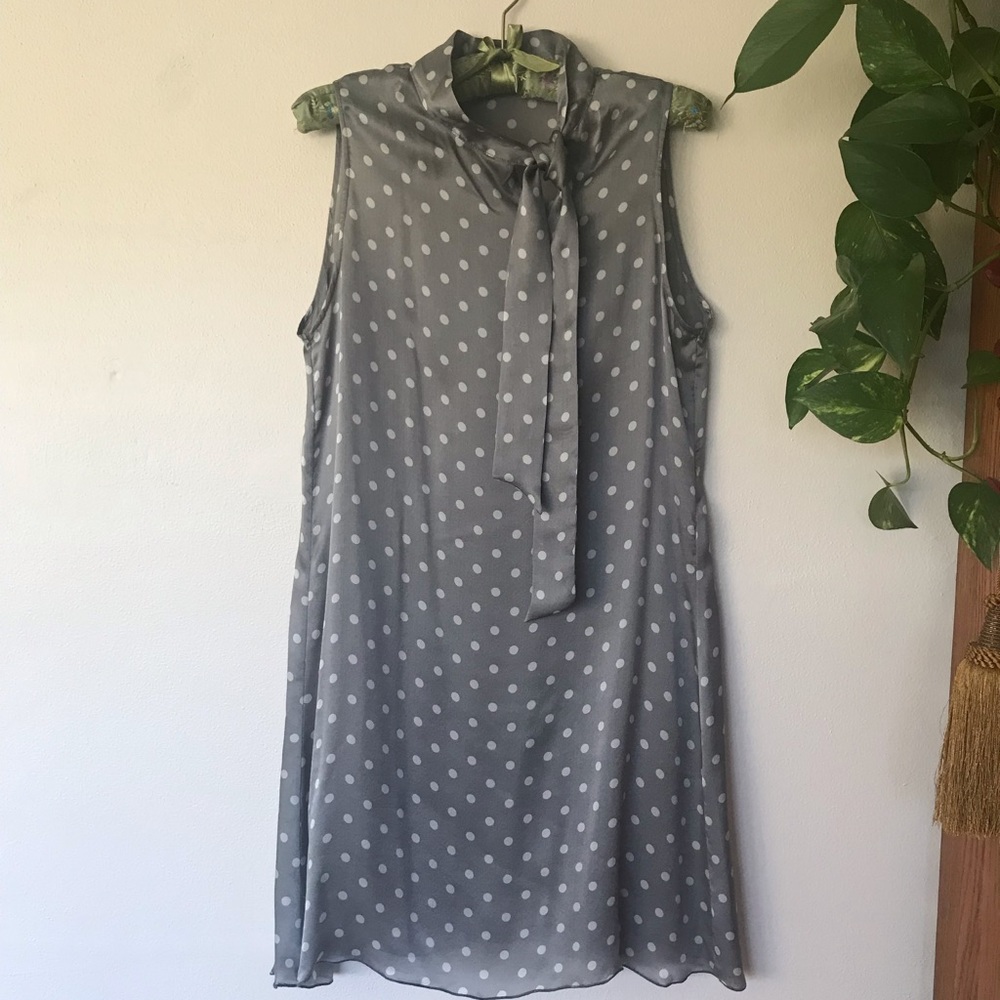 Summer silk dress